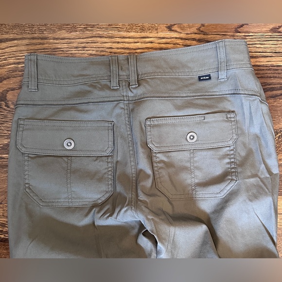 Prana Halle Straight Fit Women's Olive Green hiking pants size 6 regular - Picture 9 of 9
